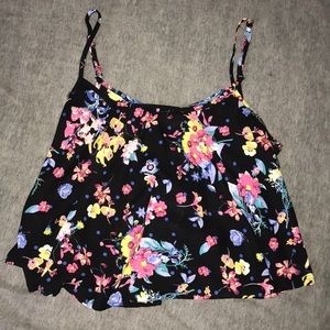 floral, flowy tank top